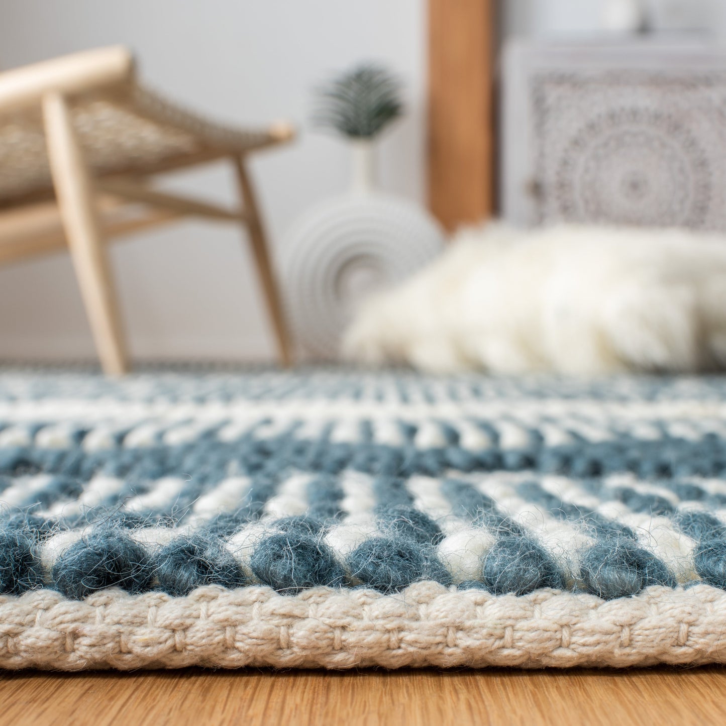 SAFAVIEH, Tapis en laine Natura Paladia fait main