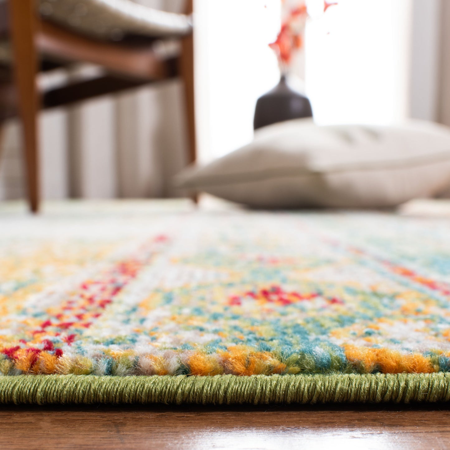 SAFAVIEH, Madison Sonya Tapis bohème abstrait vieilli