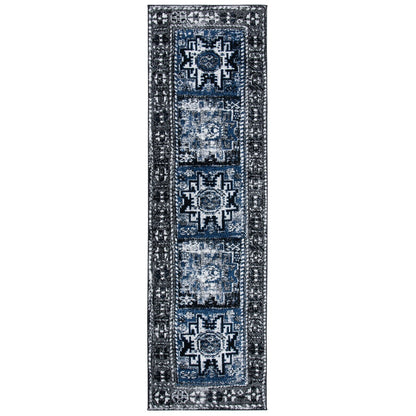 SAFAVIEH, Tapis Oriental Vintage Hamadan Lilla en détresse