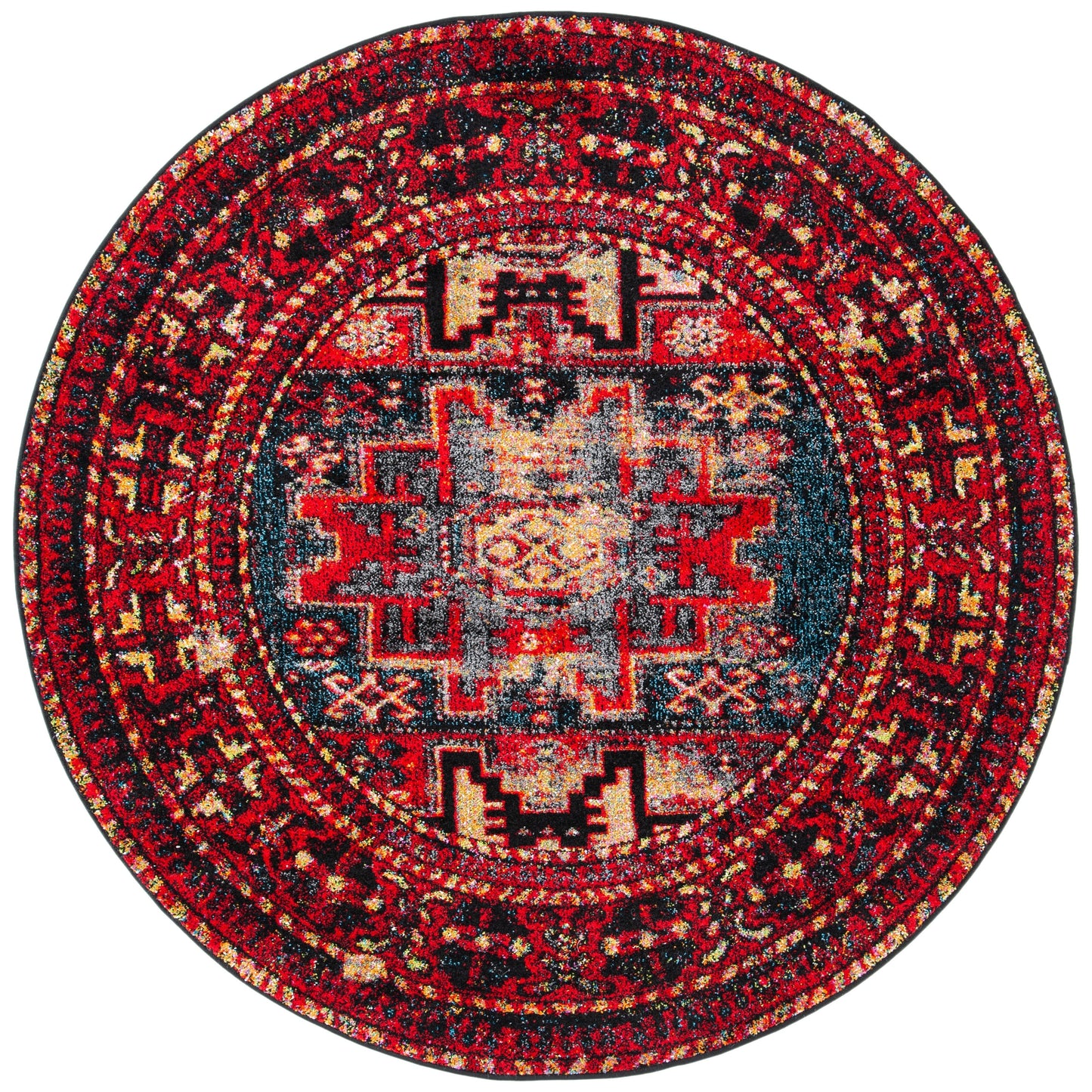 SAFAVIEH, Tapis Oriental Vintage Hamadan Lilla en détresse