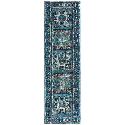 SAFAVIEH, Tapis Oriental Vintage Hamadan Lilla en détresse