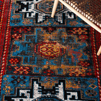 SAFAVIEH, Tapis Oriental Vintage Hamadan Lilla en détresse