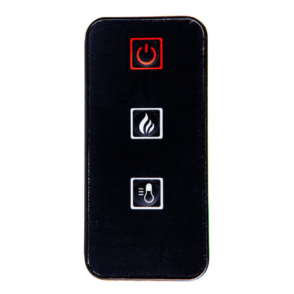 Foyer électrique encastrable SEI Furniture 23 Base avec télécommande