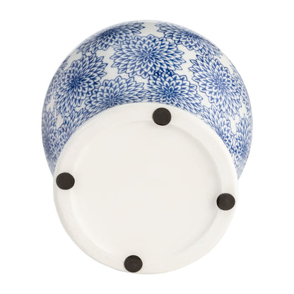 Pot Temple éclectique à motifs Sagebrook Home avec couvercle