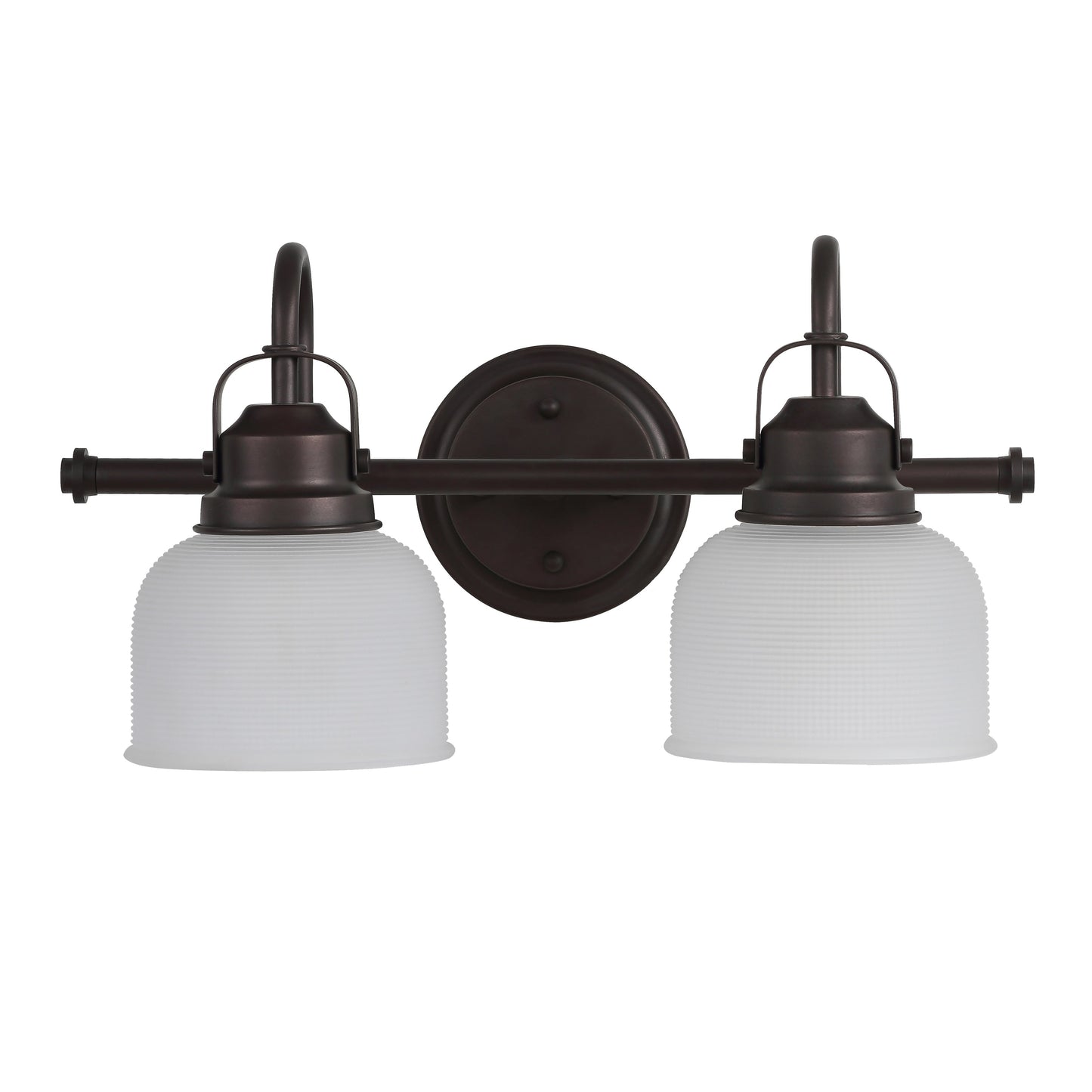 Applique de vanité à LED Shirley en métal/verre, par JONATHAN Y