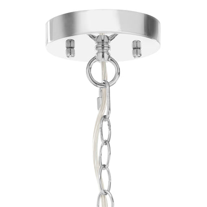 Pendentif en verre de Wallock et bijoux en cristal à facettes en verre Orchidée argentée, à brancher et à accrocher