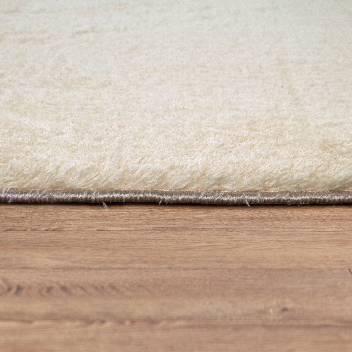 Tapis doux et lavable avec envers antidérapant, couleurs unies