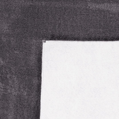 Tapis doux et lavable avec envers antidérapant, couleurs unies