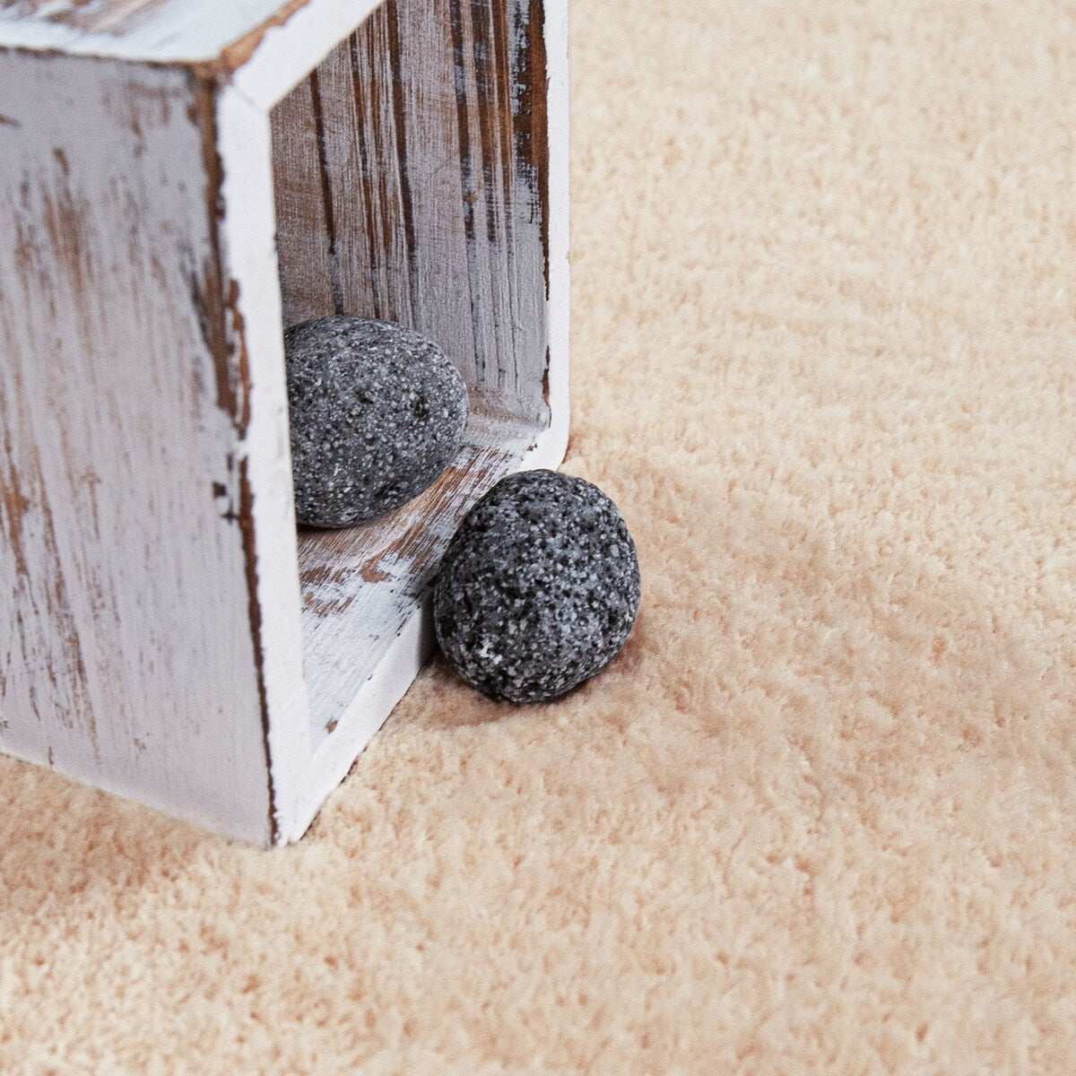 Tapis doux et lavable avec envers antidérapant, couleurs unies