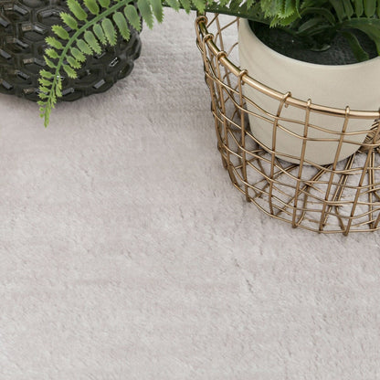 Tapis doux et lavable avec envers antidérapant, couleurs unies