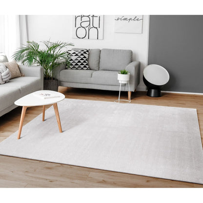 Tapis doux et lavable avec envers antidérapant, couleurs unies