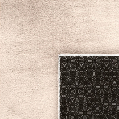 Tapis doux et lavable avec envers antidérapant, couleurs unies