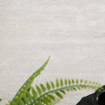 Tapis doux et lavable avec envers antidérapant, couleurs unies