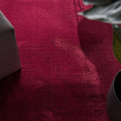 Tapis doux et lavable avec envers antidérapant, couleurs unies