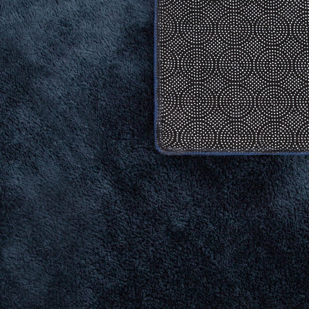 Tapis doux et lavable avec envers antidérapant, couleurs unies