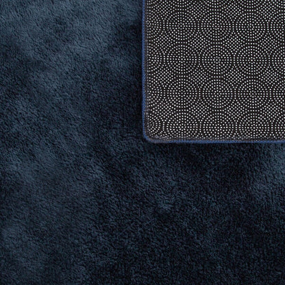 Tapis doux et lavable avec envers antidérapant, couleurs unies