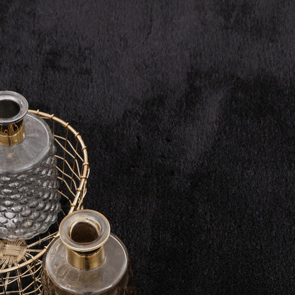 Tapis doux et lavable avec envers antidérapant, couleurs unies