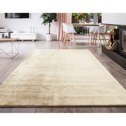 Tapis doux et lavable avec envers antidérapant, couleurs unies