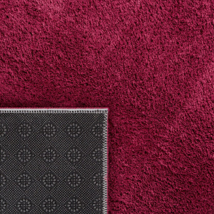 Tapis doux et lavable avec envers antidérapant, couleurs unies