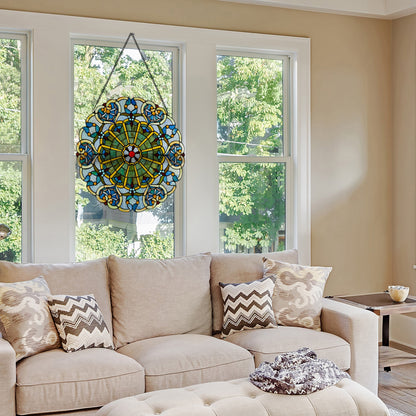 Panneau de vitrail victorien 22 H par River of Goods