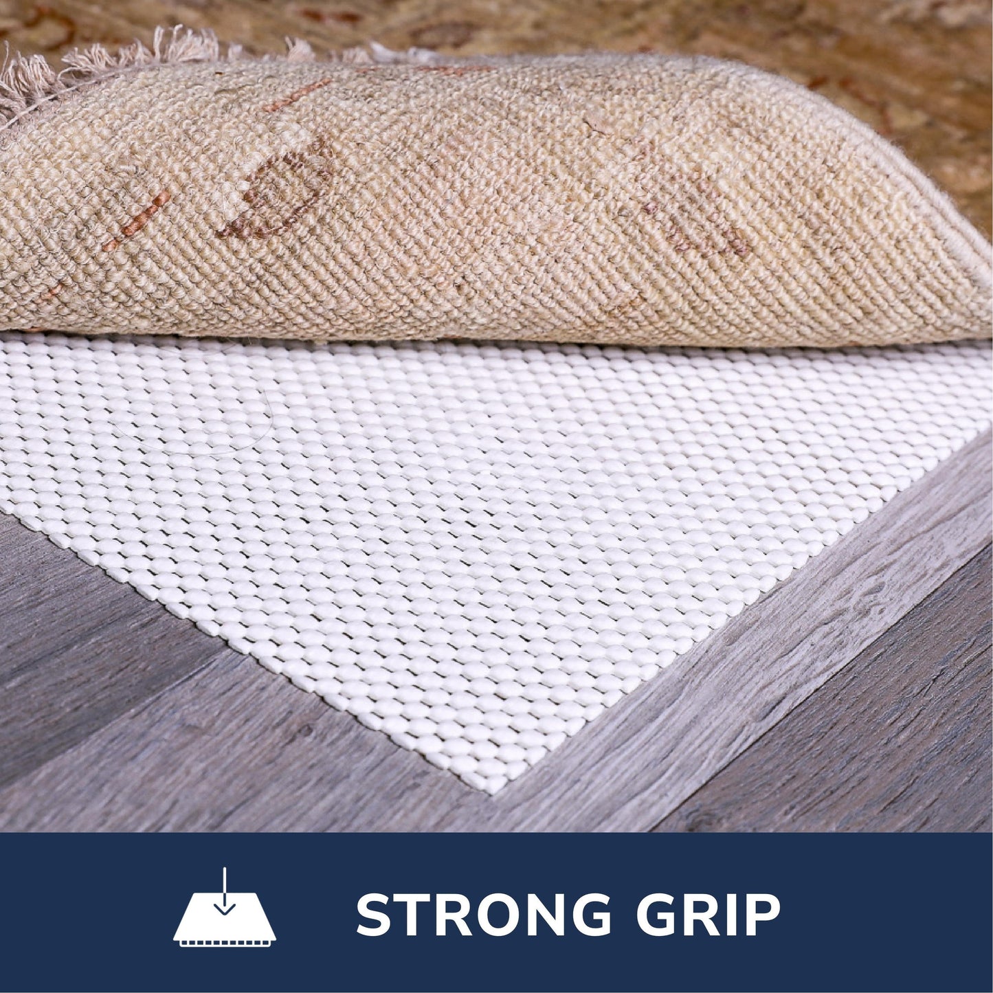 Sous-tapis antidérapant Super Grip de Slip-Stop - Ivoire