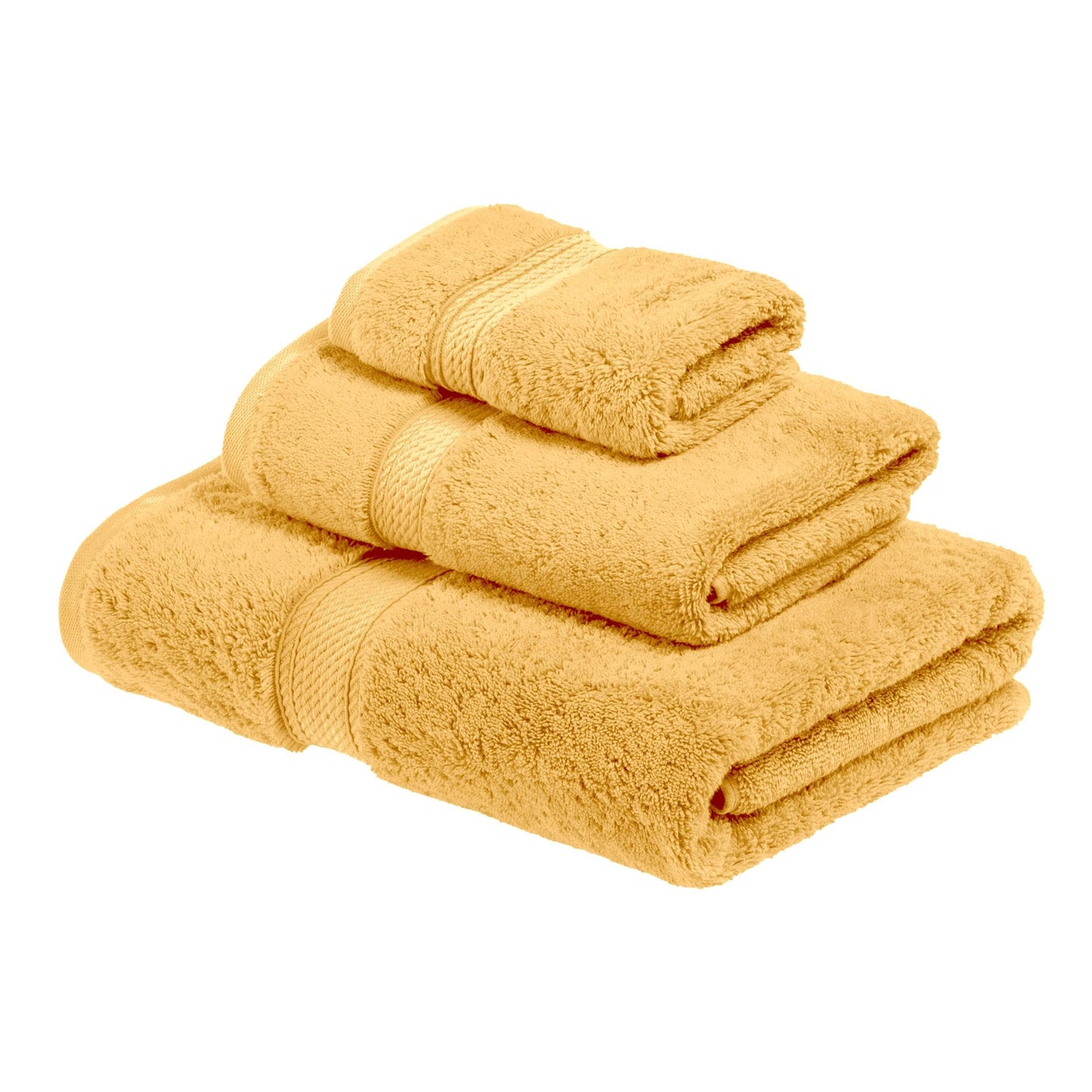 Ensemble de serviettes 3 pièces en coton égyptien épais de qualité supérieure