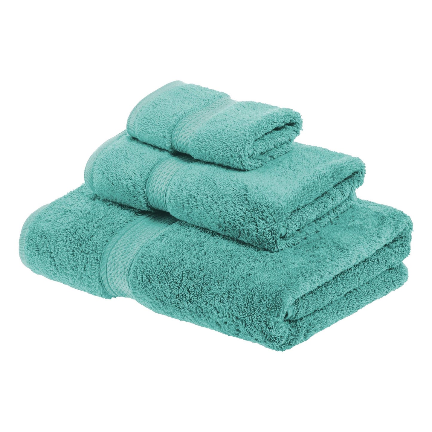 Ensemble de serviettes 3 pièces en coton égyptien épais de qualité supérieure