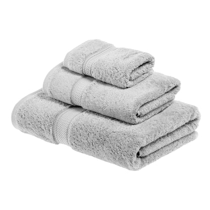 Ensemble de serviettes 3 pièces en coton égyptien épais de qualité supérieure