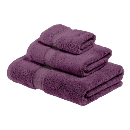 Ensemble de serviettes 3 pièces en coton égyptien épais de qualité supérieure