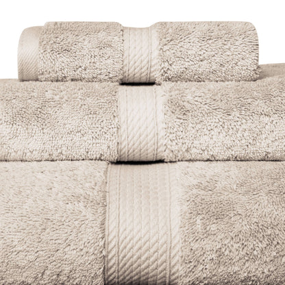 Ensemble de serviettes 3 pièces en coton égyptien épais de qualité supérieure