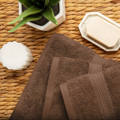 Ensemble de serviettes 3 pièces en coton égyptien épais de qualité supérieure