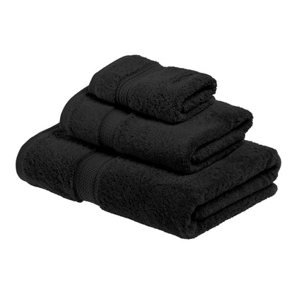 Ensemble de serviettes 3 pièces en coton égyptien épais de qualité supérieure