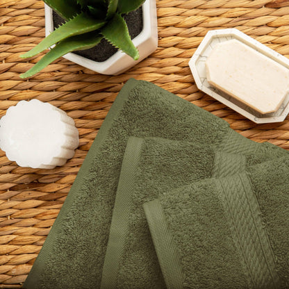 Ensemble de serviettes 3 pièces en coton égyptien épais de qualité supérieure
