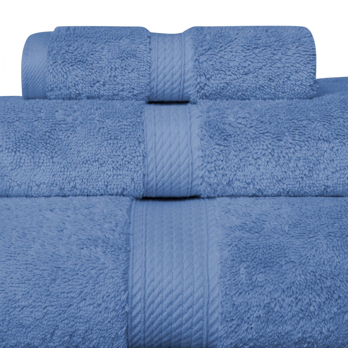 Ensemble de serviettes 3 pièces en coton égyptien épais de qualité supérieure