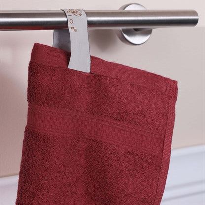 Ensemble de 18 serviettes de bain en rayonne de bambou et coton de qualité supérieure (6 serviettes de bain, 6 serviettes à main, 6 serviettes pour le visage)