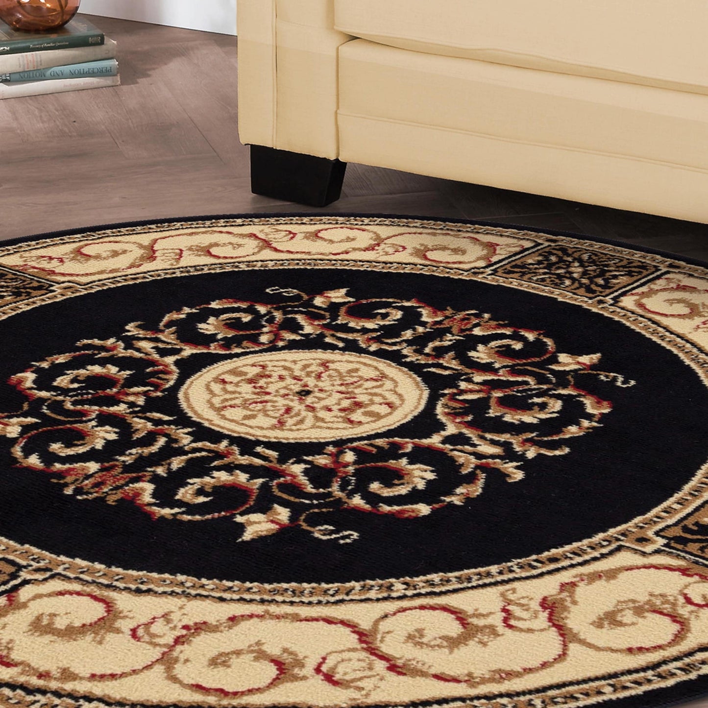 Grand tapis d'intérieur traditionnel de qualité supérieure