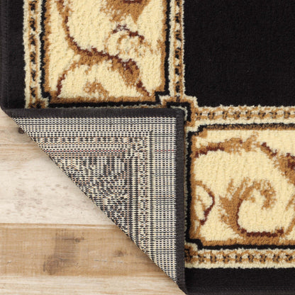 Grand tapis d'intérieur traditionnel de qualité supérieure