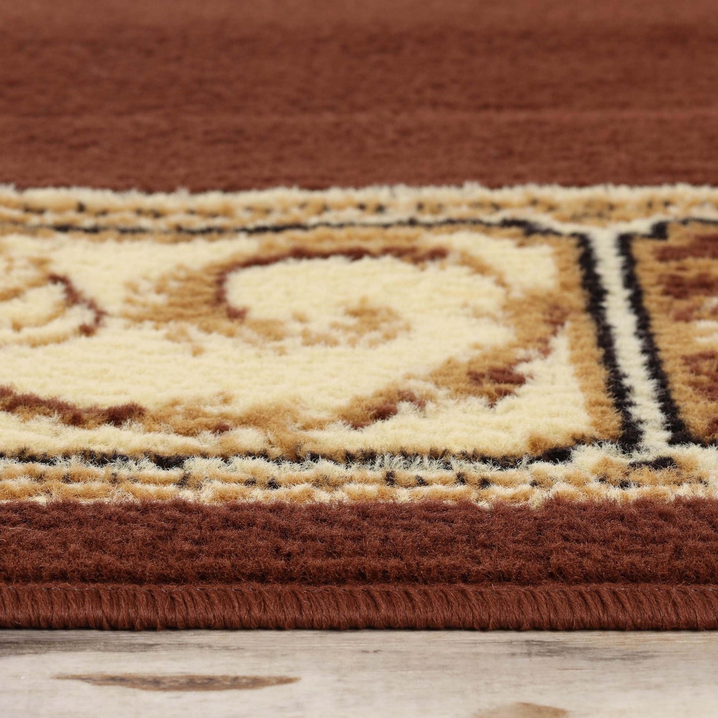 Grand tapis d'intérieur traditionnel de qualité supérieure