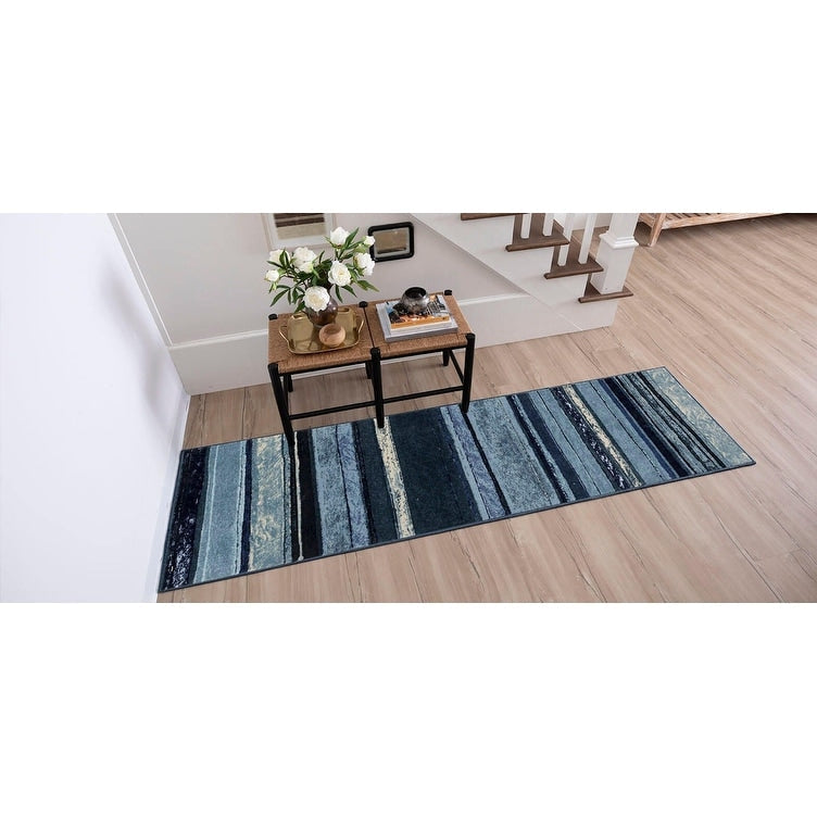 Tapis bohème rayé multicolore Sultan Nomad Curated