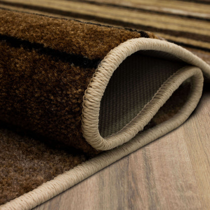 Tapis bohème rayé multicolore Sultan Nomad Curated