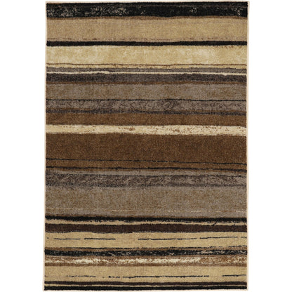 Tapis bohème rayé multicolore Sultan Nomad Curated