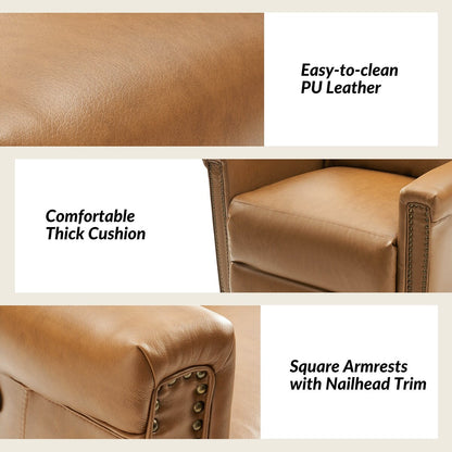 Ensemble de 2 fauteuils inclinables électriques pivotants et à bascule traditionnels Tobias par HULALA HOME