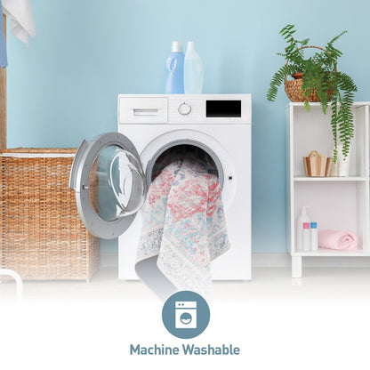 Tapis multi-surfaces traditionnel, vintage et vieilli, lavable en machine