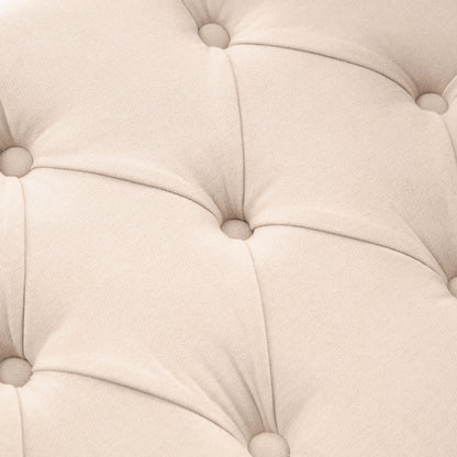 Banc de rangement rembourré, banc d'entrée avec dessus rabattable touffeté, 50,4 pouces