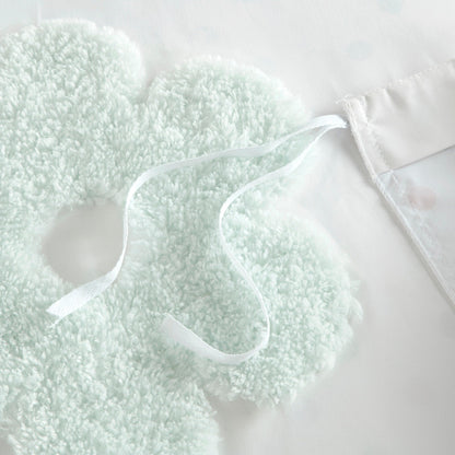 Parure de lit réversible en chenille touffetée à motif floral Madeline pour enfants de conception intelligente