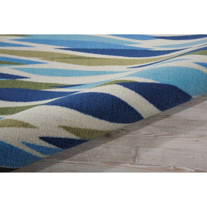 Tapis d'intérieur et d'extérieur moderne et abstrait Waverly Sun N' Shade