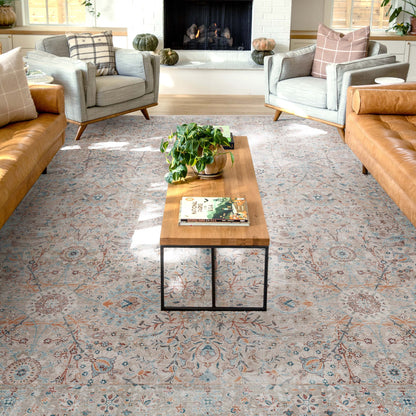 Tapis tissé à plat vintage Emilia Asha Well Woven