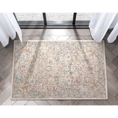 Tapis tissé à plat vintage Emilia Asha Well Woven