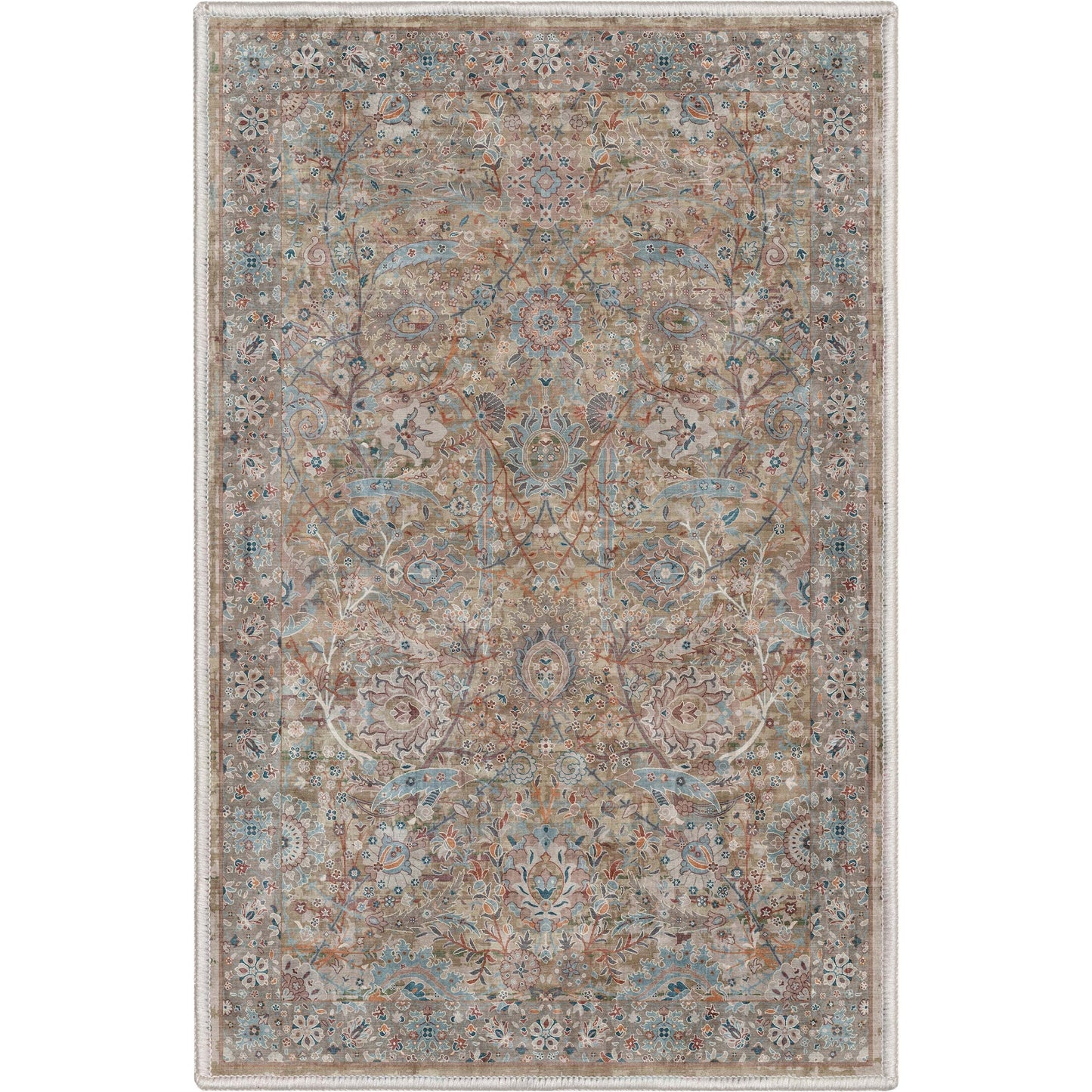 Tapis tissé à plat vintage Emilia Asha Well Woven