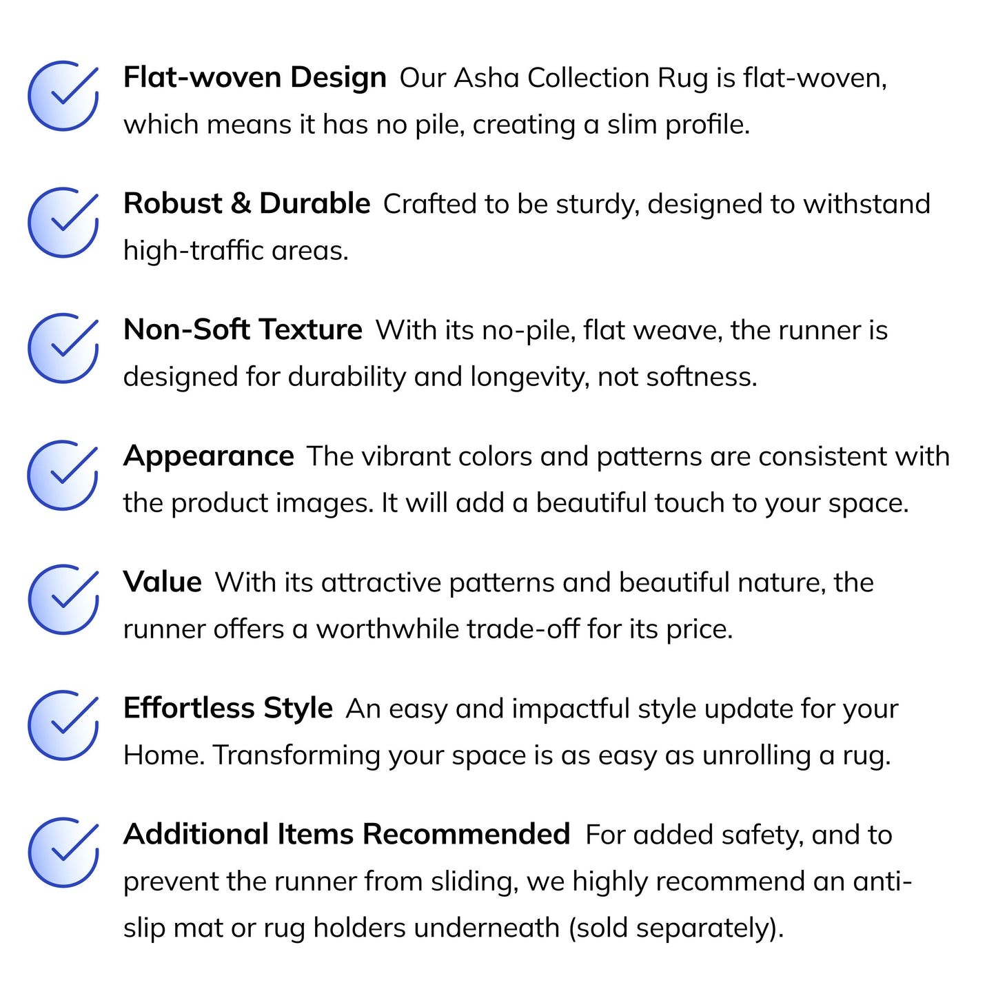 Tapis tissé à plat vintage Emilia Asha Well Woven